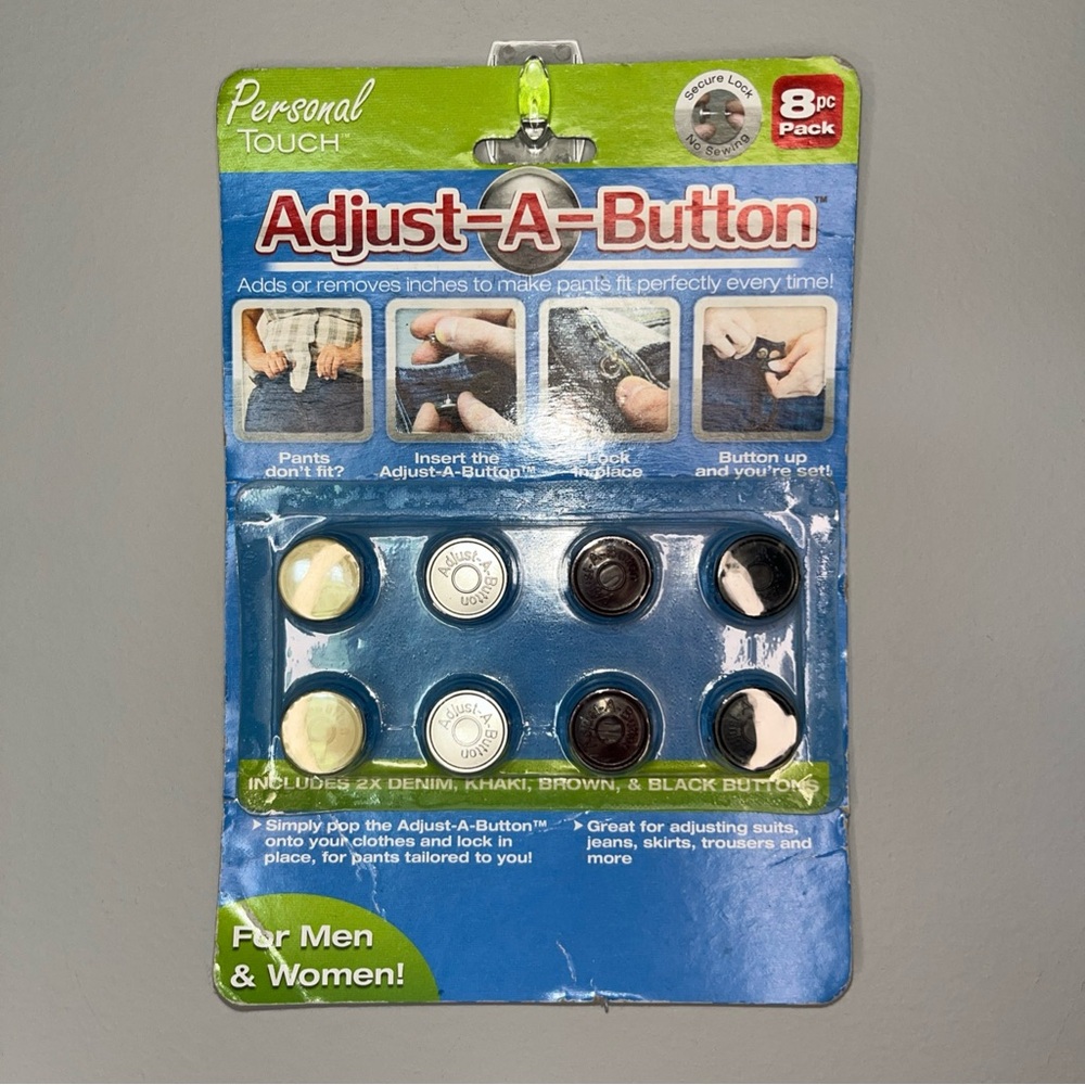 Adjust-A-Button Set for Men & Women - Picture 2 of 8